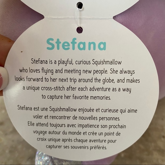 PEGASUS “STEFANA” CuddlerSquishmallow Plush 9”NWT - Picture 3 of 4